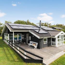 Beach Front Home In Ebeltoft With Sauna
