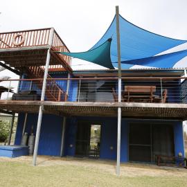 Sail House overlooking Lancelins main park
