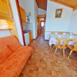 Studio cabine aux Saisies, idéal pour skier, 4 personnes