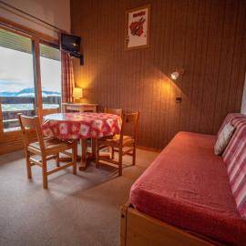 Valmorel : Duplex cosy au pied des pistes, balcon, animaux admis !
