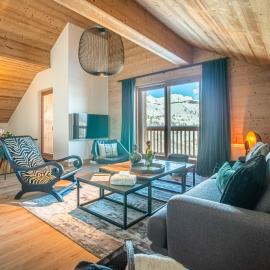 Appartement cosy pour 8 pers. avec parking, au pied des pistes, Valmorel - FR-1-356-493