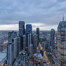 Luxury Collins St Apartment- 2BR w Balcony- High Floor