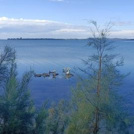 Sunrise lake house