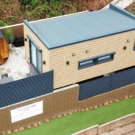 Tiny House im Felsenland mit Sauna