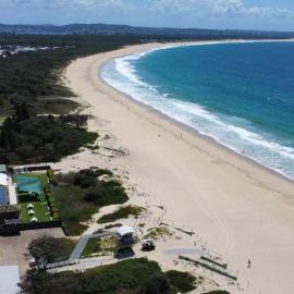 Longshore Drift - metres to Blacksmiths Beach