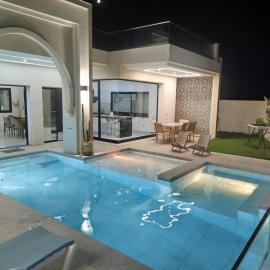 Villa Lynoute piscine sans vis à vis meilleur emplacement à proximité de la plage