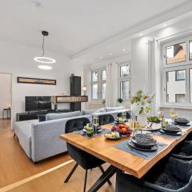 Ferienwohnung Blaßdörfer - Modernes Apartment in bester Lage und 93 qm2