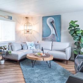 Cozy and Stylishly-Walk To The Beach - Sleeps 5