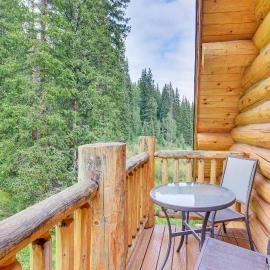 Log Cabin w/ Wraparound Deck in Breckenridge!