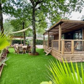 Mobilhome 212 6 couchages camping 4 étoiles – hotel w mieście La Hume