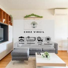 Chez Virgil - Terrasse vue dégagée, parking privé