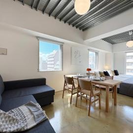 b hotel Arts Dobashi - Modern 1 BR apartment good for 6 people