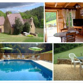 Gîte "Le BUIS" à Sarlat avec belle piscine au sel