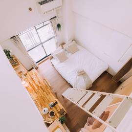 New! 7 Top floor Japandi loft in Prime Location, hotelli kohteessa Hakata