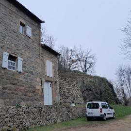 Au bord du Doux, moulin isolé, rustique