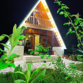 A-frame, hotel en Vǝndam