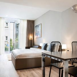 VISIONAPARTMENTS St Gallen - self check-in: St. Gallen'da bir otel