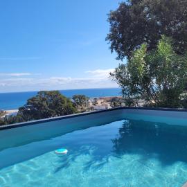 Villa lagoon incroyable vue mer, piscine privée, jardin, parking