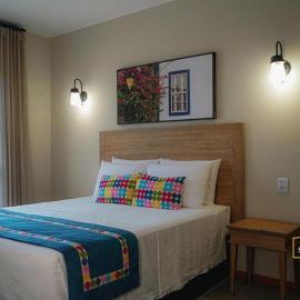 Quinta Santa Bárbara Eco Resort - Pirenópolis- Apto 2q para 06 pessoas - Térreo