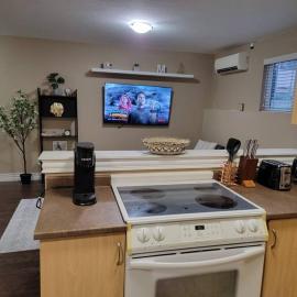 Cozy basement in the city