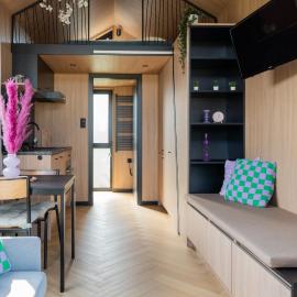 Luxe tinyhouse 2 op minicamping in waarde, hotel Waarde városában