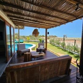 Casa Tangerina BG, seu Bangalô frente mar em Barra Grande-PI, hotel in Barra Grande