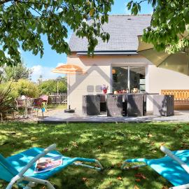 LocaLise - M8B - Ty Katell-Roz - Maison de plain-pied avec un terrain entièrement clos à quelques pas de la plage et du centre - Wifi inclus - Draps inclus - Animaux bienvenus, hotel v destinaci Tréffiagat
