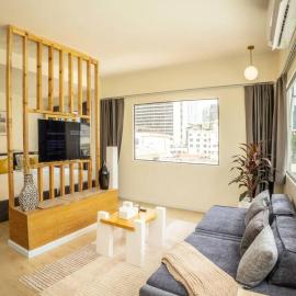 Cozy studio room for 3 guests at Center-Silom - 5B, hotel u gradu Bang Rak