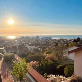 Appartement Vista Mare Sète - vues mer et étang - parking