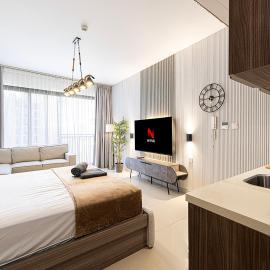 Apartment at Al Zahia - The Pearl, hotel in Ḩiz̧āyib az Zānah