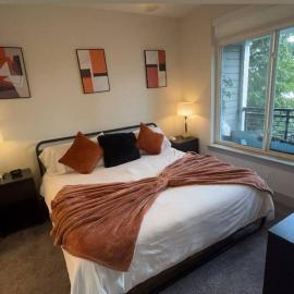 Beautiful Condo on Riverwalk King Suite w Free Parking Pet Friendly Centrally Located on the Riverwalk, Hotel in San Antonio