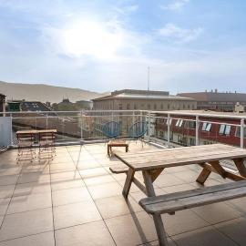 Flat in Bergen house with outstanding roof terrace