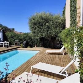 Chambre studio indépendante au calme avec piscine et climatisation, hotel u gradu 'Teyran'