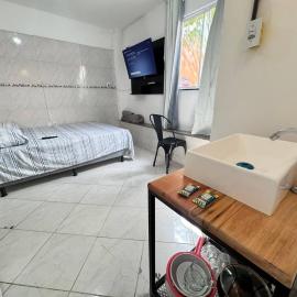 Mini Ap próximo ao Arco com garagem e ar