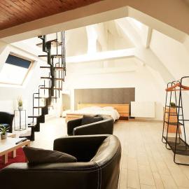 Grand studio center of Mons