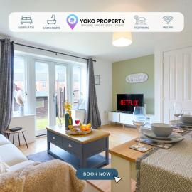 Broughton House • Close to Shops • Free Parking • Garden • Fast WIFi • Smart TV • Yoko Property