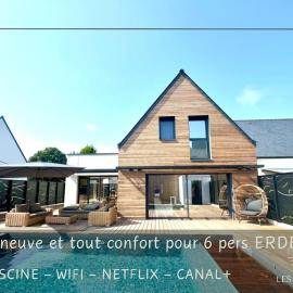 Maison neuve - Piscine chauffée - Erdeven