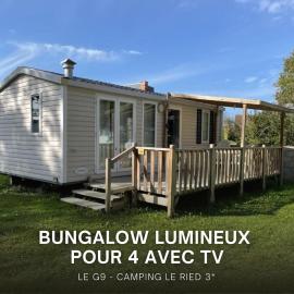 Le G9 - Bungalow lumineux pour 4 avec TV, hotel in Boofzheim