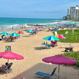 In the heart of Condado a 2 Bedroom Apartment Balcony