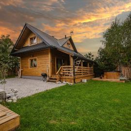 Domek we wsi, Pieniny, Jezioro Czorsztyńskie
