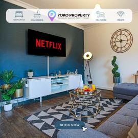 Stylish 4 Bedroom House • Free Parking • Fast Wifi • Smart TV • Garden • Yoko Property, Hotel in Milton Keynes