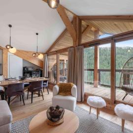 Penthouse moderne à Courchevel, 6 pers, proche pistes