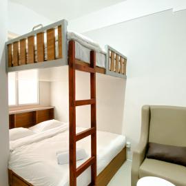 Minimalist and Homey Studio at Transpark Juanda Bekasi Timur Apartment By Travelio