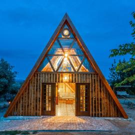 Cabaña Triangulo - Tierra de Arte