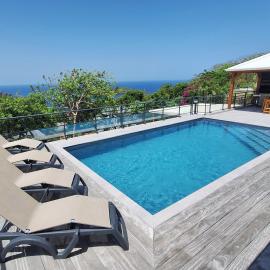 Villa 4 étoiles Le Roc de Malendure, hotel u gradu Bouillante