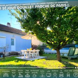 Gîte Unique Le Caijonet proche de Disneyland, Aeroport CDG, Paris