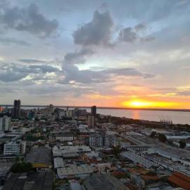 Apt amplo e confortável no umarizal com bela vista da baia, hotel sa Belém