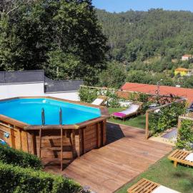 Welcoming house with pool in Lomba