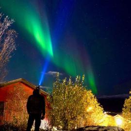 Fredelig leilighet med utsiktsplass til nordlys