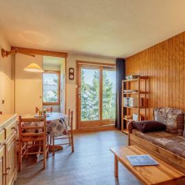 Studio cabine calme à La Plagne, 3 pers, animaux admis